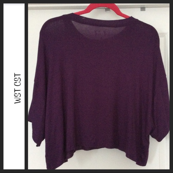 NWOT Wst Cst Graphic Crop Tee - Picture 2 of 4